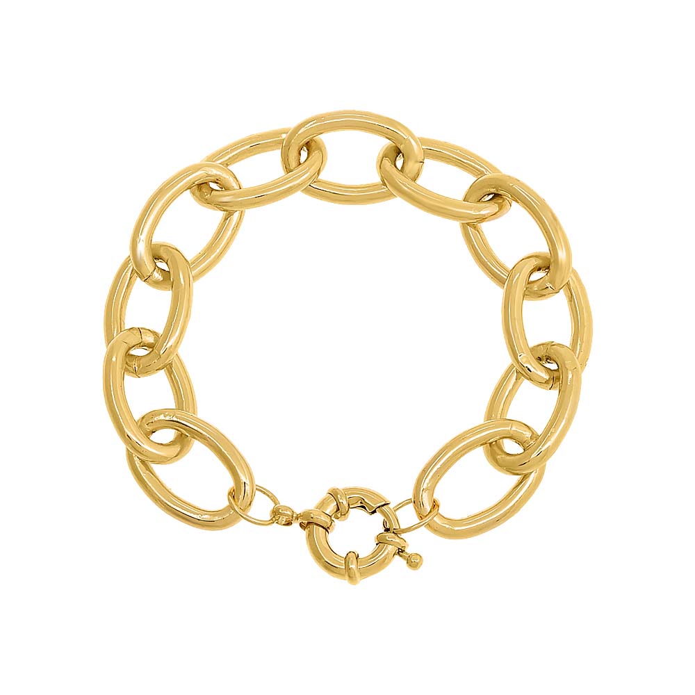 Toggle Oval Link Bracelet