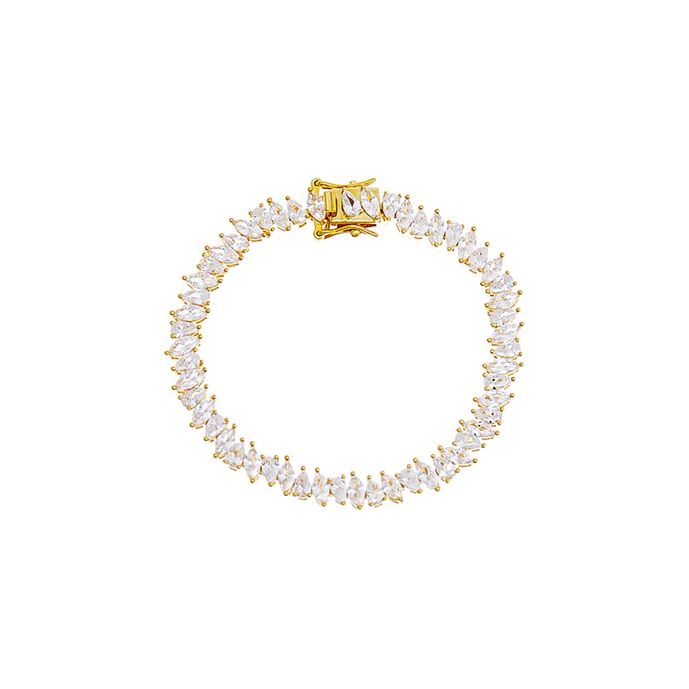 Pear X Marquise Tennis Bracelet