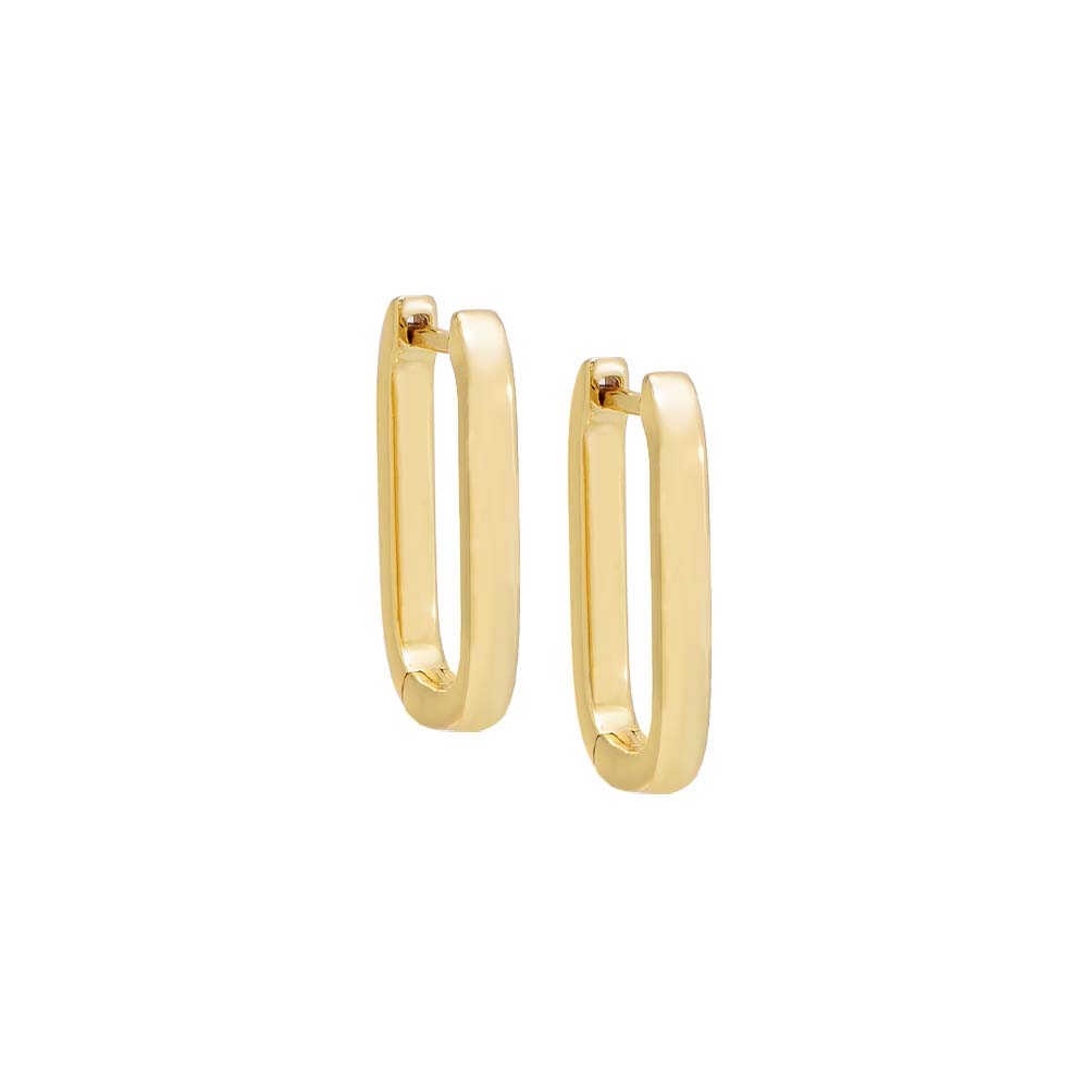 Solid U-Shape Huggie Earring