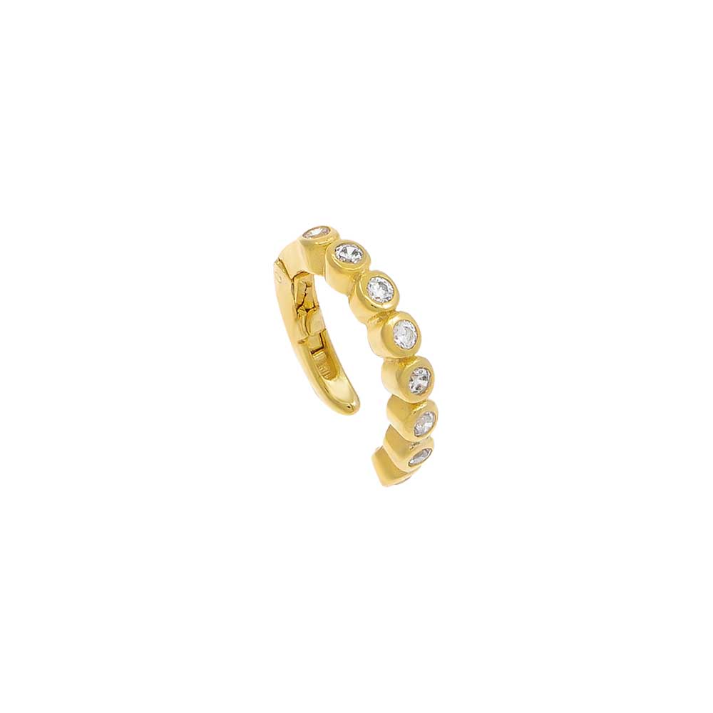 Mini CZ Bezel Ear Cuff