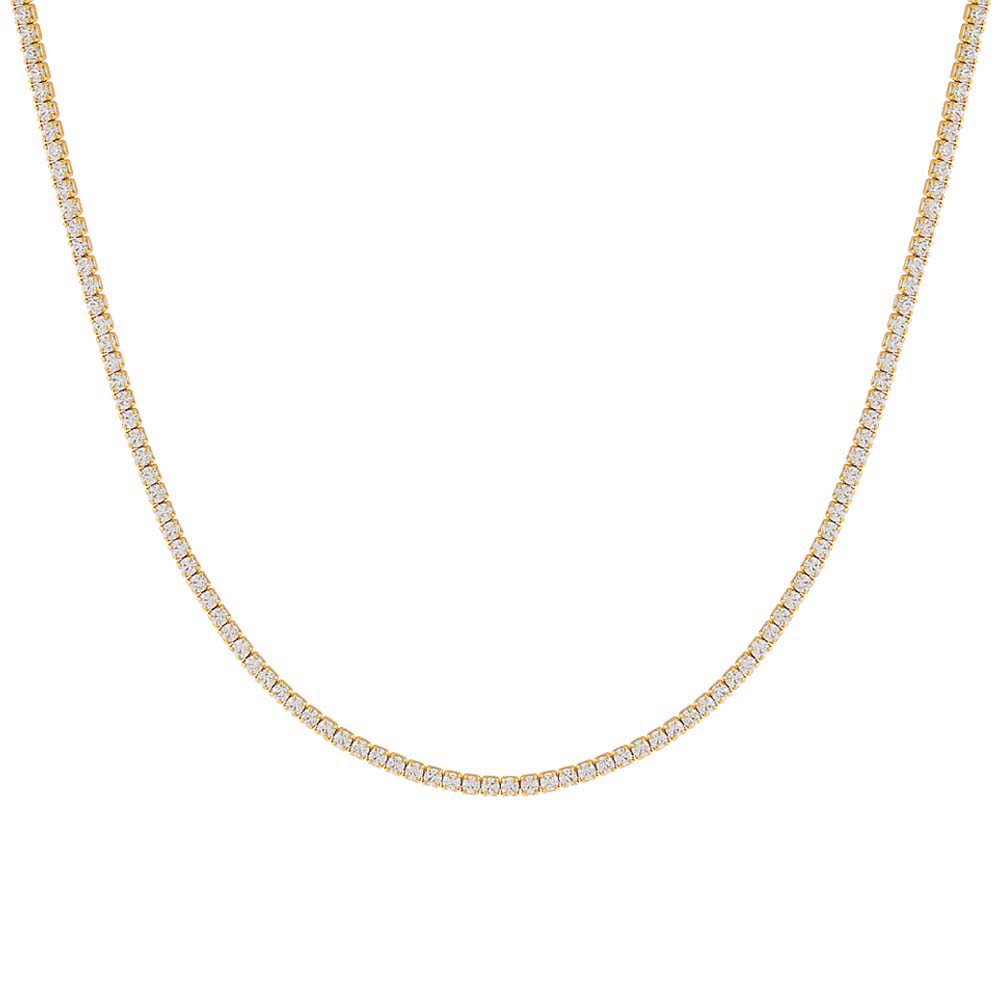 Classic Thin Tennis Necklace