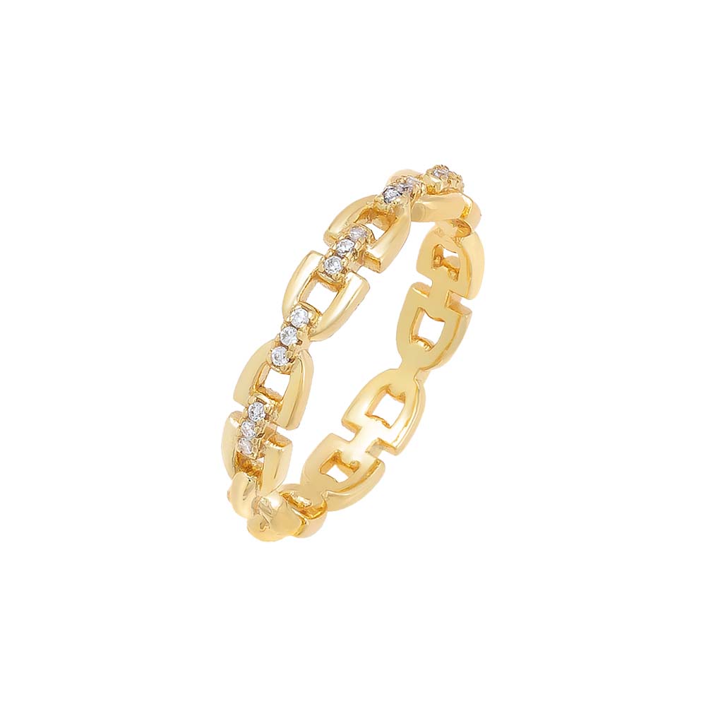 CZ Chain Link Ring